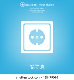 power socket vector icon