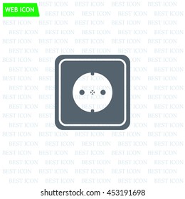 power socket vector icon