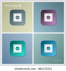power socket vector icon