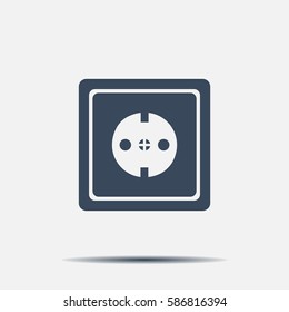 power socket vector icon