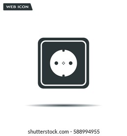power socket vector icon