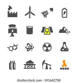 power sorce icon set vector