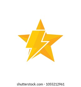 Power Star Logo Icon Design