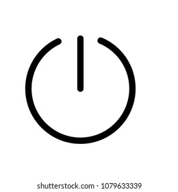 power start icon vector pictogram symbol