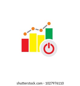 Power Stat Logo Icon Design