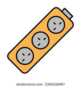 Power Strip Icon Design For Personal And Commercial Use