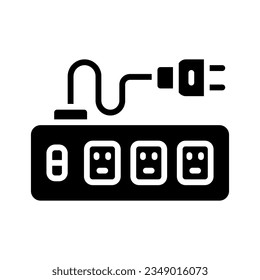 power strip icon for your website, mobile, presentation, and logo design.