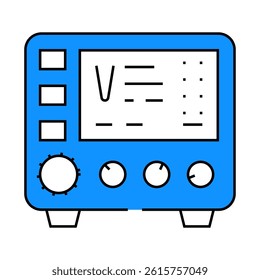 power supply electrical engineer line icon vector. power supply electrical engineer sign. isolated symbol illustration