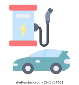 Power Supply Icon Element For Design