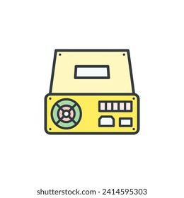 Power Supply icon vector design templates simple and modern