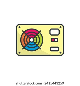 Power Supply icon vector design templates simple and modern