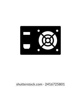 Vektordesign-Vorlagen für Netzteil-Icons, einfach und modern