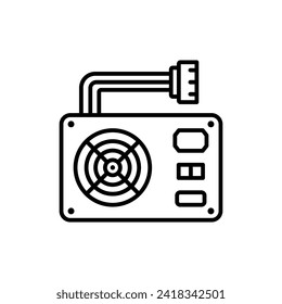Power Supply icon vector design templates simple and modern