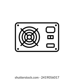 Power Supply icon vector design templates simple and modern