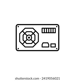 Power Supply icon vector design templates simple and modern
