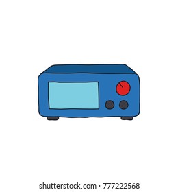 power supply for tattoo machine doodle icon