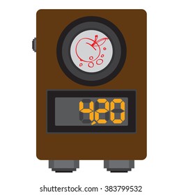 Power Supply tattoo machine icon on a white background. Tattoo Accessory.