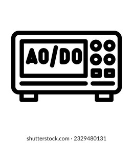 power supply tool work line icon vector. power supply tool work sign. isolated contour symbol black illustration