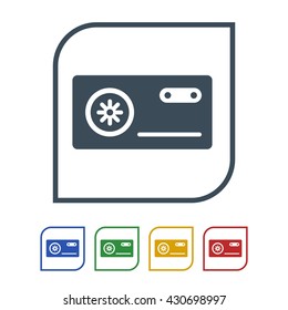 Power supply unit Icon Isolated on White Background.vector illustration icon