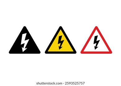 Power Supply Warning Vector, electricity warning, warning label, high voltage, danger sign, power danger