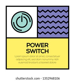 POWER SWITCH ICON CONCEPT