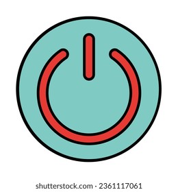 Diseño De Icono De Conmutador De Energía Para Uso Personal Y Comercial