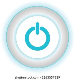 Vektorschaltflächen der Power Switch-Symbole