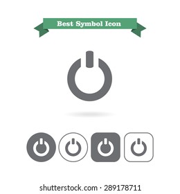 Power symbol icon