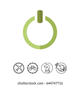 Power symbol icon