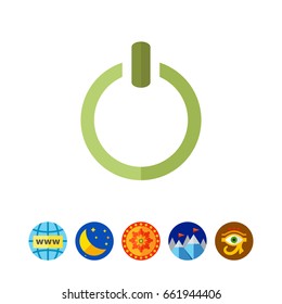 Power symbol icon