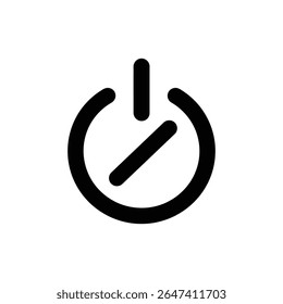 Power symbol with slash representing power off or disable function