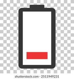 Power technology icon, battery web shape design, energy level vector illustration .