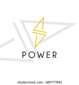 power thunder logo template