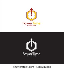 Power Time Logo in Vector