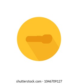 Power tool icon - flashligh. Vector illustration in a flat style.