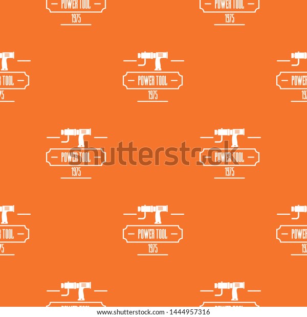 Power\
tool pattern vector orange for any web design\
best