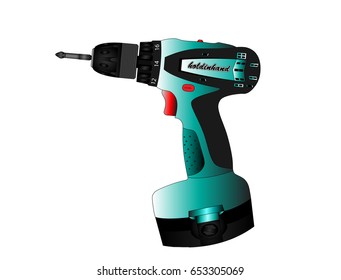 power tool screwdriver drill advertising billboard can make any size