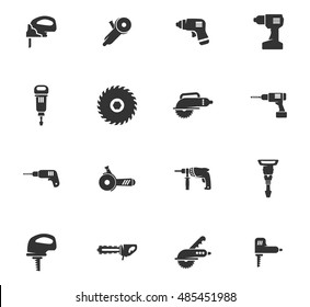 Power Tools Icon Set For Web Sites And User Interface