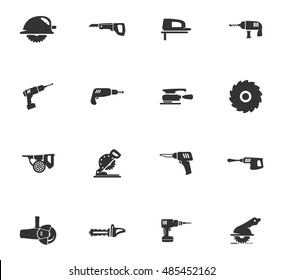 Power Tools Icon Set For Web Sites And User Interface