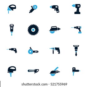 Power Tools Icon Set For Web Sites And User Interface