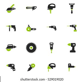 Power Tools Icon Set For Web Sites And User Interface