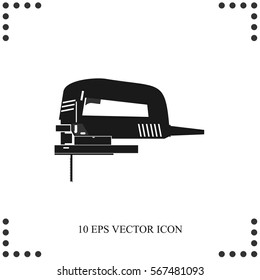 Power tools which is mainly used for cutting and sawing holes in wood. Professional instrument, working tool. 