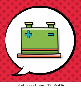power transformer doodle, speech bubble