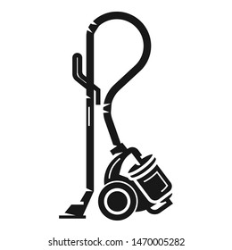 Power vacuum cleaner icon. Simple illustration of power vacuum cleaner vector icon for web design isolated on white background