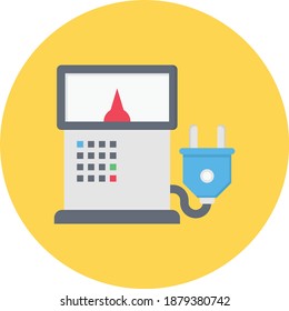 power vector colour flat icon