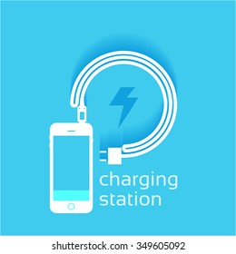 Power Vector Design, Phone Charging Station