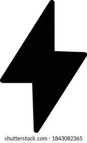 power vector glyph flat icon 
