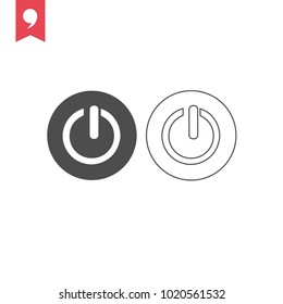 Power vector icon