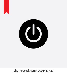 Power vector icon