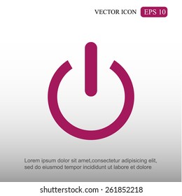 Power vector icon